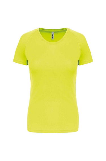 Proact Womens/Ladies Performance T-Shirt - Fluorescent Yellow
