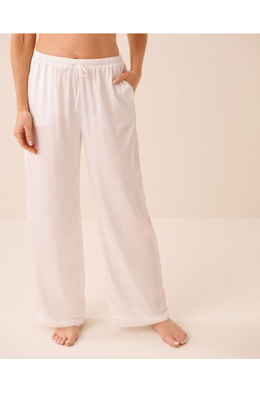 Satin and Chiffon Pants