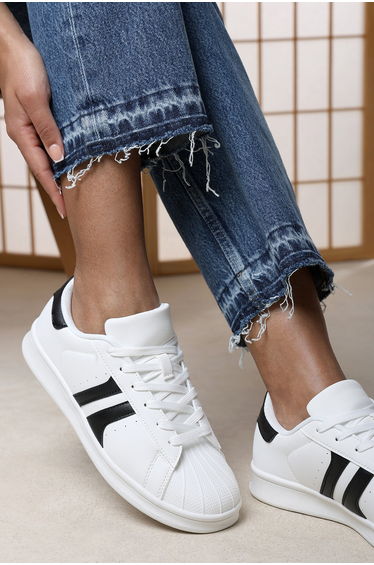 Yamileth Stripe Panel Detailed Trainer