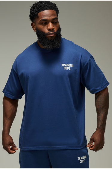 Training Dept Oversized T-shirt - navy