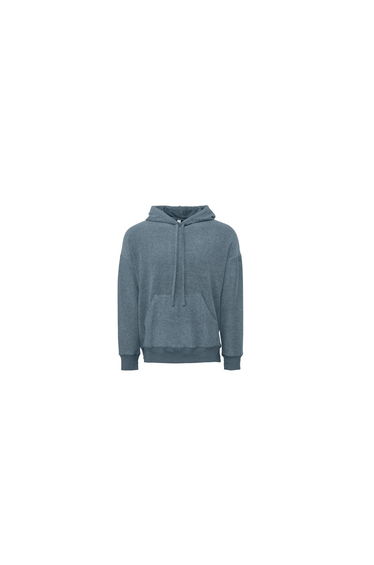 Bella + Canvas Unisex Adult Suedette Pullover Hoodie - Slate Grey Heather