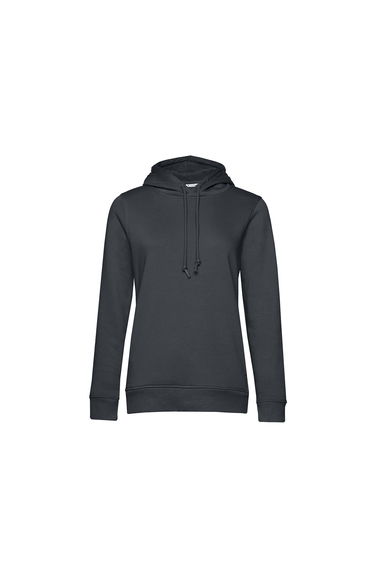 B&C Womens/Ladies Organic Hoodie - Asphalt