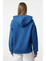 Saks Oversize/Wide Fit Embroidered Thick Fleece Inside Knitted - 4