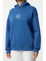 Saks Oversize/Wide Fit Embroidered Thick Fleece Inside Knitted - 3