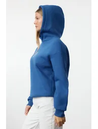 Saks Oversize/Wide Fit Embroidered Thick Fleece Inside Knitted - 1