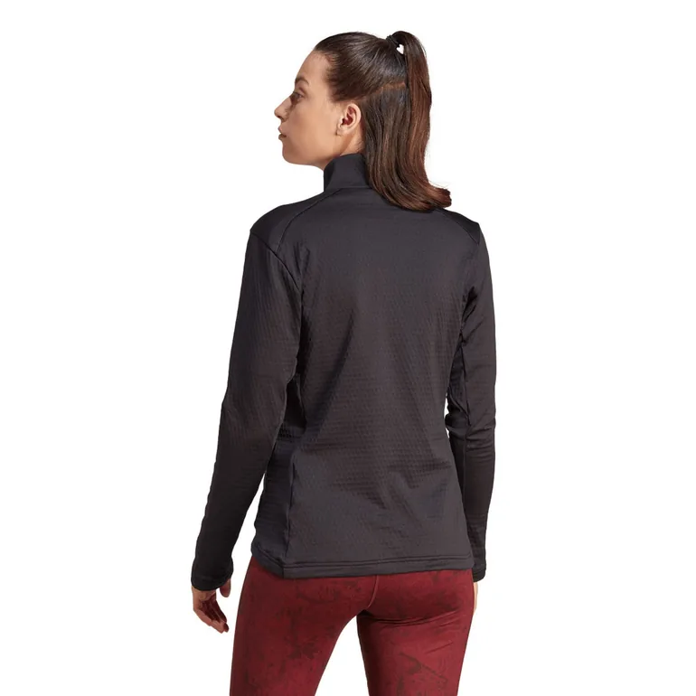 Women's adidas Terrex Multi Light Fleece Full-Zip Jacket in Black - 3