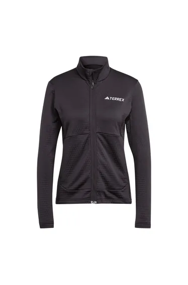 Women's adidas Terrex Multi Light Fleece Full-Zip Jacket in Black