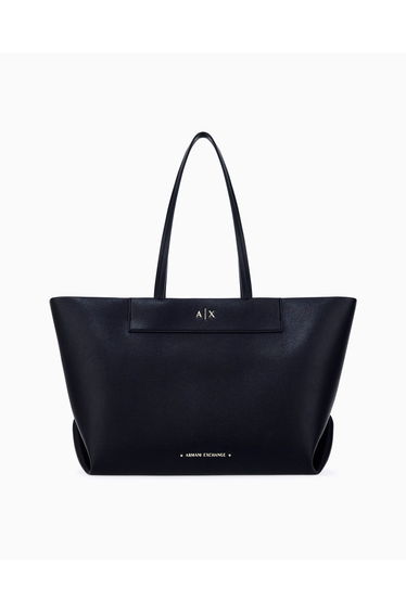 Natalie Large Shopping Tote Black
