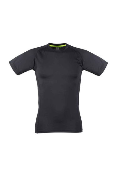 Tombo Mens Slim T-Shirt - Black/Black