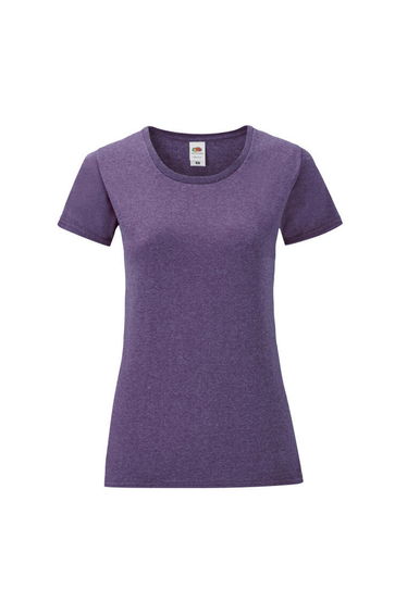 Fruit of the Loom Womens/Ladies Iconic 150 T-Shirt - Purple Heather