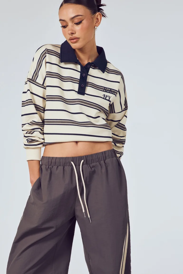 سويتشيرت بوهو متعدد الالوان بأكمام طويلة - 1