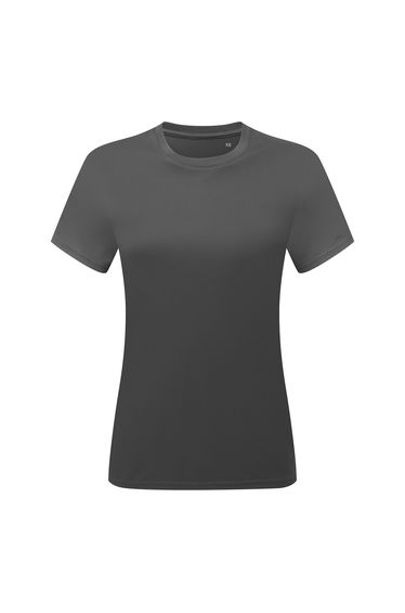 TriDri Womens/Ladies Ion-Charge T-Shirt - Charcoal