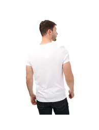 Men's Lacoste SPORT 3D Print Crocodile Jersey T-Shirt in White - 1
