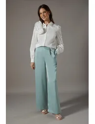 قميص كوست فاشن أبيض بأكمام طويلة - 1