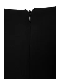 Black Woven Plus Size Dress - 4