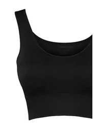 Sports Bra - Black - Plain - 6