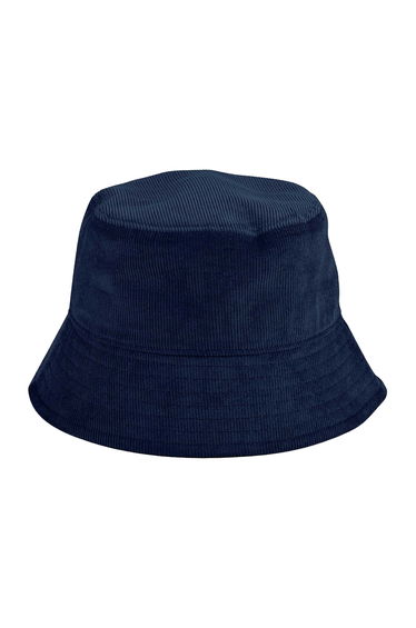 Beechfield Unisex Adult Organic Corded Bucket Hat - Oxford Navy