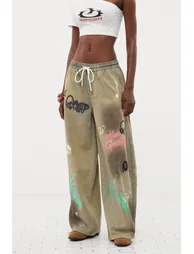 Fatih Graffiti Baggy Jeans - 3
