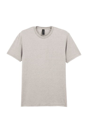 Gildan Mens Soft Style Ringspun T Shirt - Ice Grey