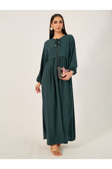 Solid Long Sleeve Jalabiya
