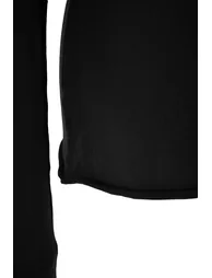 Wardrobe Essentials Black Boat Neck Slim Fitted/Body Hugging Knitwear Sweater - 4