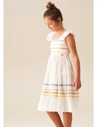 Monique Ric Rac Detail Dress - 1