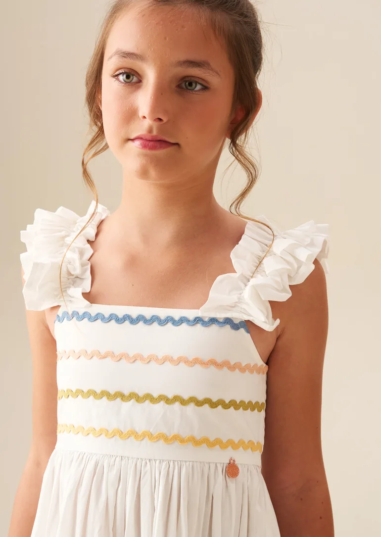 Monique Ric Rac Detail Dress - 2