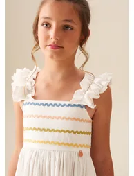 Monique Ric Rac Detail Dress - 2