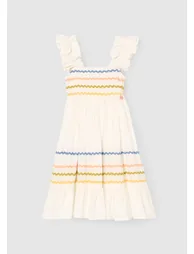 Monique Ric Rac Detail Dress - 4