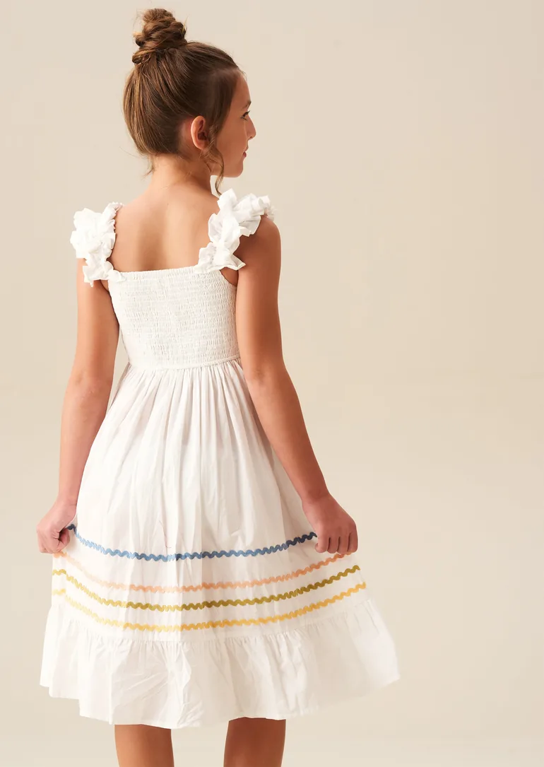Monique Ric Rac Detail Dress - 3