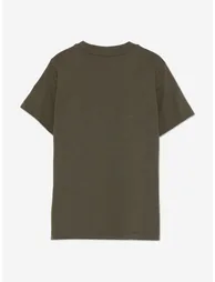 Moncler Enfant Boys Logo Print T-Shirt in Green - 1