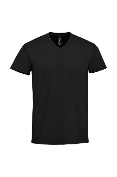 SOLS Mens Imperial V Neck T-Shirt - Deep Black