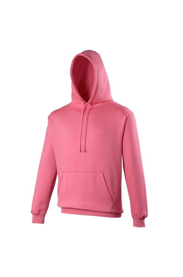 Awdis Unisex Electric Hooded Sweatshirt / Hoodie - Electric Pink