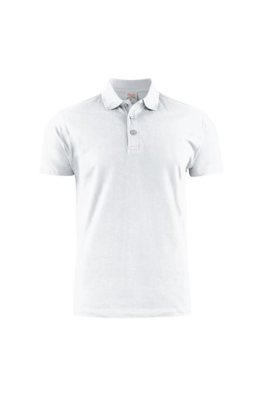 Printer Mens Surf Light RSX Melange Polo Shirt - White