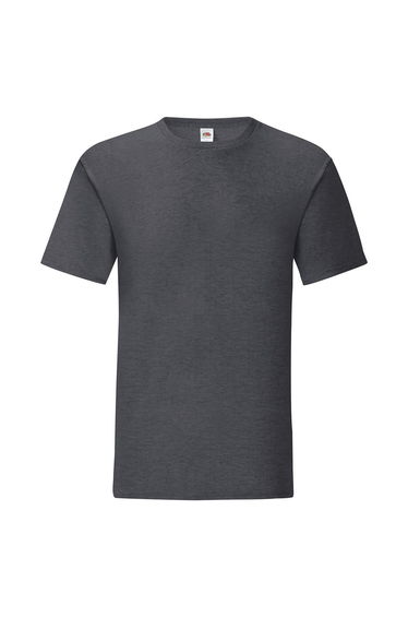 Fruit of the Loom Mens Iconic 150 Heather T-Shirt - Dark Heather Grey
