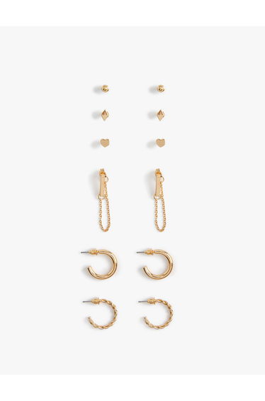 Multi Metal Earring Set