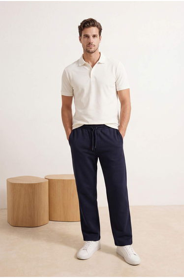 Navy Blue Men's Trousers