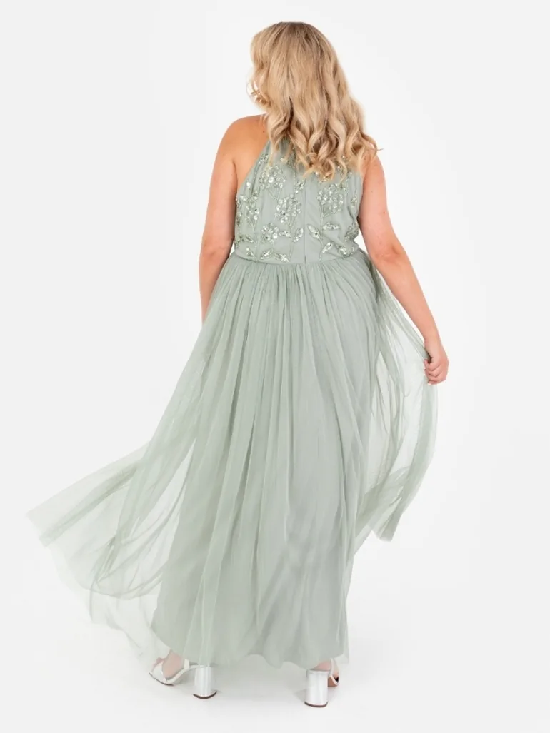 sachin and babi light blue dress Sage Green Bridesmaid Dresses Selfie Leslie