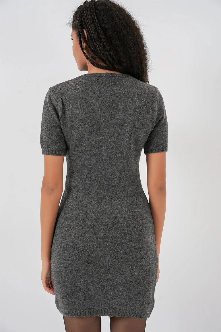 BDART Accessory Detail Bodycon Mini Knitwear Dress - 5