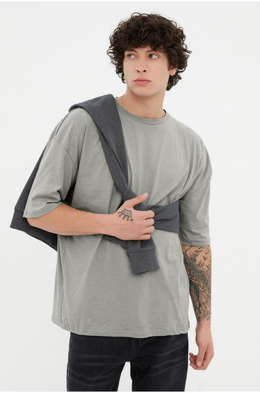 T-Shirt - Gray - Oversize
