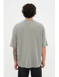 T-Shirt - Gray - Oversize - 1