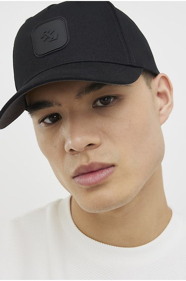 Black Rxr Rubberised Badge Cap