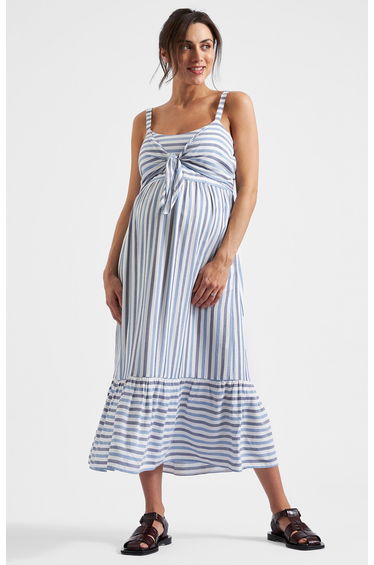Lana Tie Front Nursing Dress