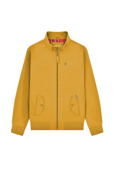 Lambretta Mens Target Shower Resistant Hoodie - Tobacco