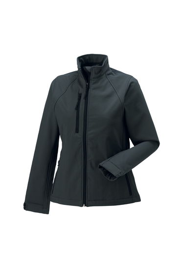 Jerzees Colours Ladies Water Resistant & Windproof Soft Shell Jacket - Titanium