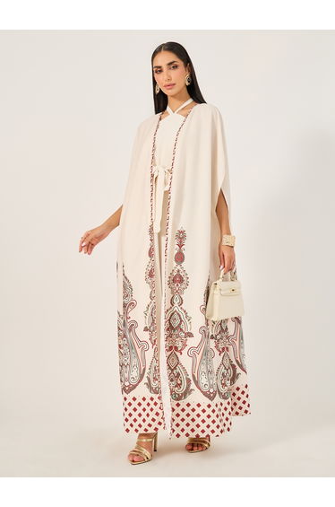 Solid Tie Up Long Sleeve Maxi Dress for Everyday Wear