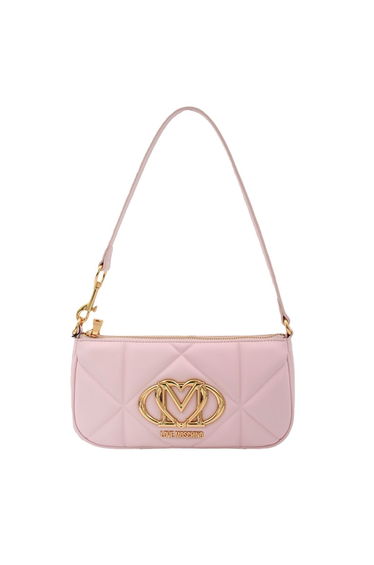 Embossed Q Shoulder Bag Powder