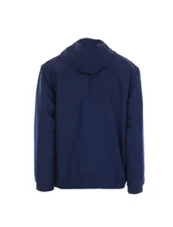 Men's adidas Tiro Essentials Woven Hoodie in Blue - 1