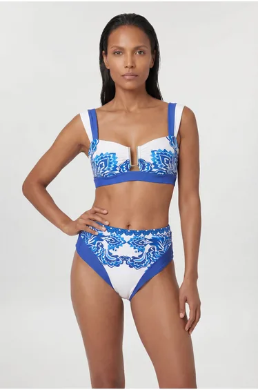 Paisley Print Bikini Bottom