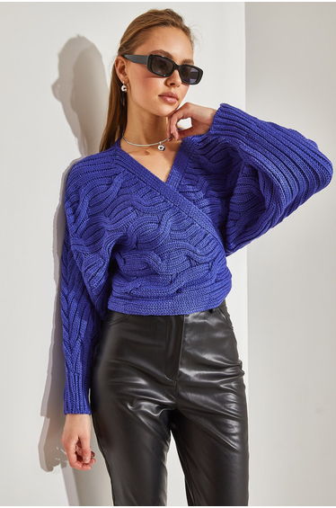 Women's Braided Tie Knitwear Cardigan